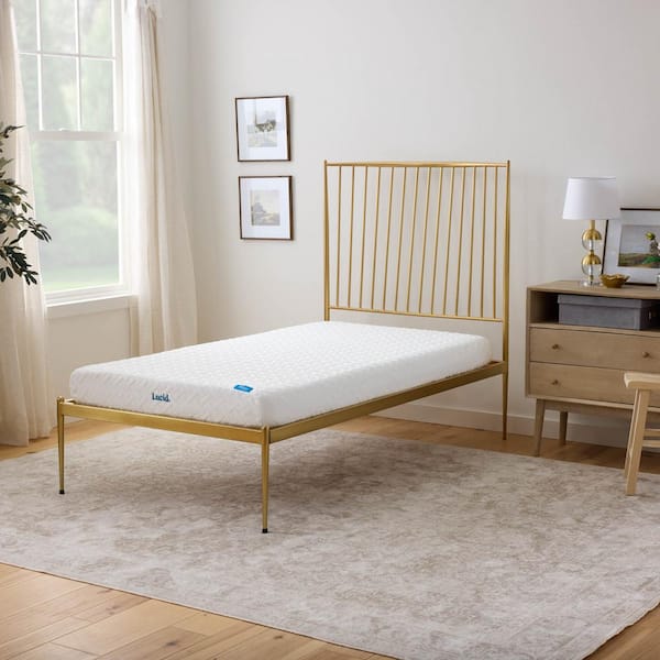 Lucid Comfort Collection SureCool 6in. Firm Gel Memory Foam Tight Top Queen Mattress