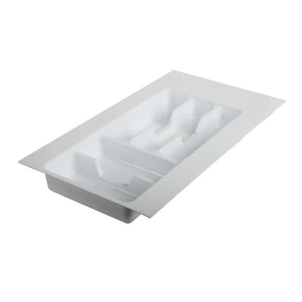 Real Solutions for Real Life 2.19 in. x 11.75 in. x 21 in. Tableware Drawer Organizer