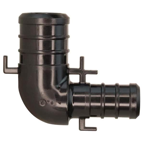 Apollo 3/4 in. x 1/2 in. Plastic PEX-B Barb 90-Degree Elbow (5-Pack)