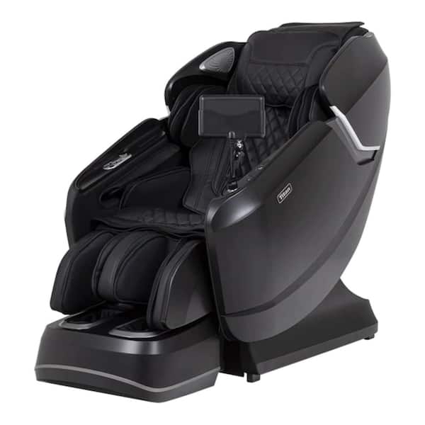 TITAN Pro Vigor Series 4D Massage Chair in Black with Zero Gravity, Bluetooth Speaker, Heated Roller, Wireless Phone Charger