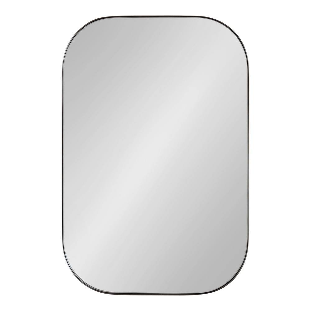 Bronze Rounded Rectangular Wall Mirror for Vanity