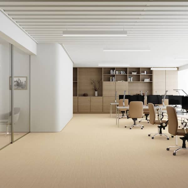 FabCore Harvest Weave 28 MIL x 12 in. W x 24 in. L Adhesive Waterproof Vinyl Tile Flooring (36 sqft/case)