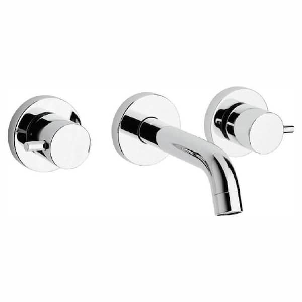 LaToscana Elba 8 in. 2-Handle Mid-Arc Bathroom Faucet in Chrome