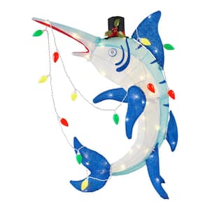 3 ft. LED Marlin Holiday Yard Decoration