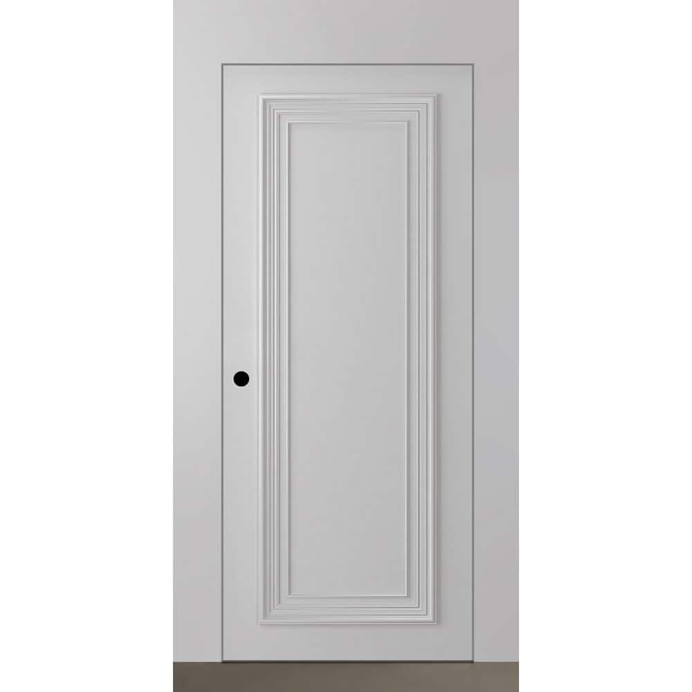 Palazzo 1-panel 36 in. x 80 in. Left-handed Primed Composite Wood Single Prehung Interior Door with Hidden Frame Regular price history on PriceWatchPro