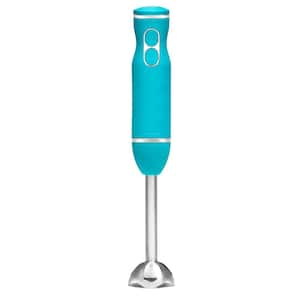 2-speed Immersion Blender, Stainless Steel Blades, Sky Blue, 300W