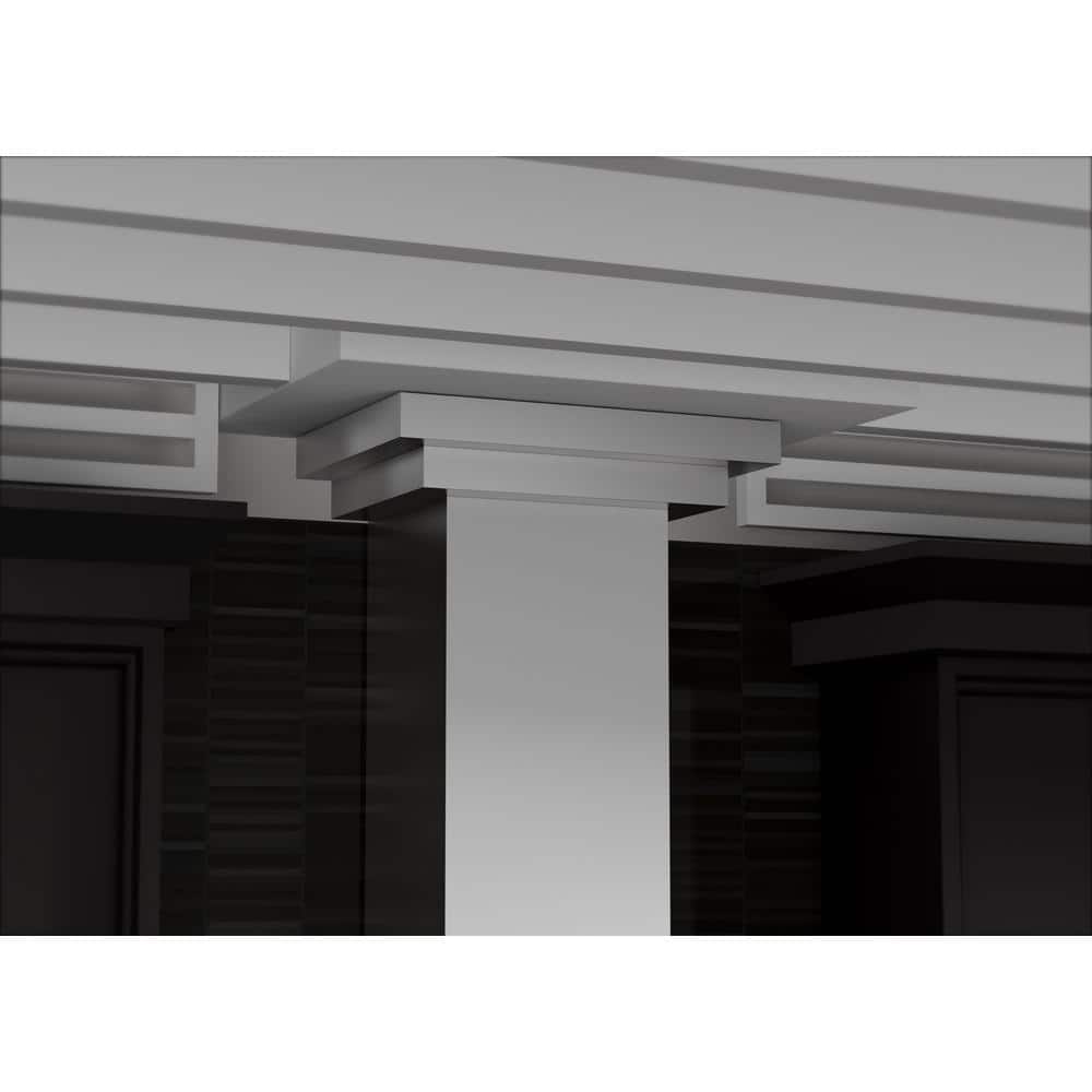 Stainless Steel Crown Molding Range Hood Extension