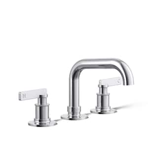 Castia By Studio McGee 8 in. Widespread Double-Handle Bathroom Sink Faucet 1.2 GPM in Polished Chrome