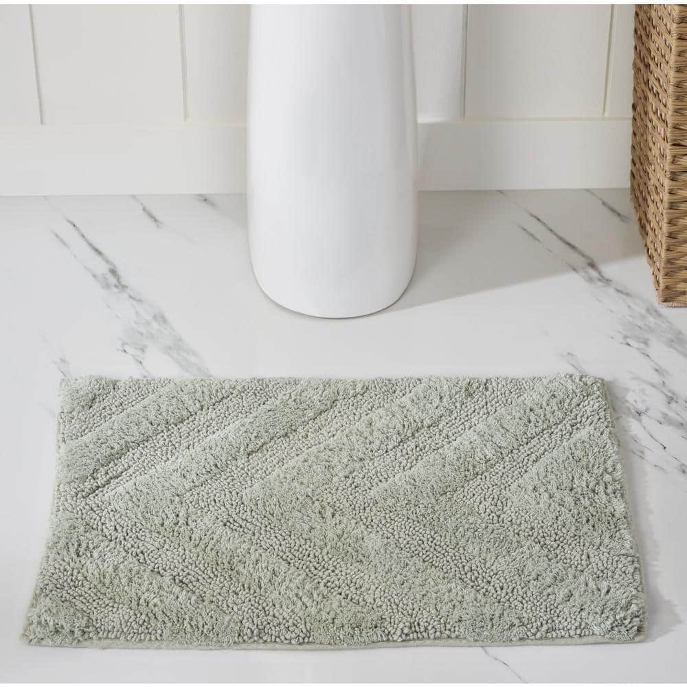 Hugo Collection Green 100% Cotton Rectangle 3-Piece Bath Rug Set price history on PriceWatchPro