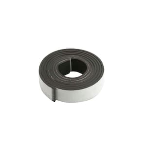 Magnetic Tape Roll with Adhesive Backing, 1/2x15ft Heavy Duty