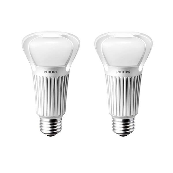 Philips 100W Equivalent Soft White (2700K) A21 Dimmable LED Light Bulb (E*) (2-Pack)