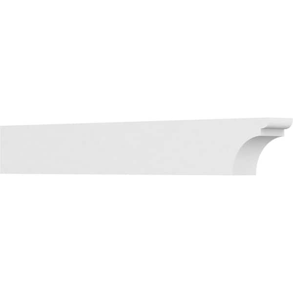 Ekena Millwork 4 in. x 6 in. x 42 in. Yorktown PVC Rafter Tail Brace