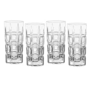 Crosby 12 fl. oz. Crystal Highball Glasses Set (Set of 4)