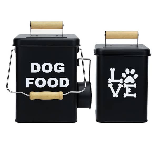 DOG DEPT コンテナ Collapsible 15 lbs. Max Capacity Dog Cat Food Storage