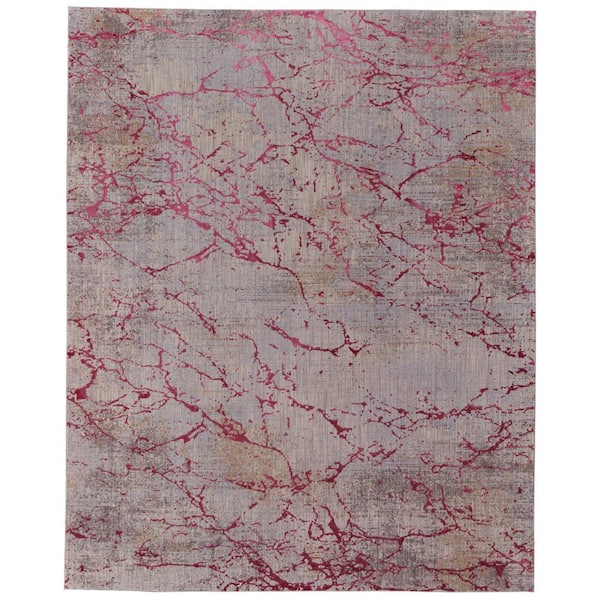 Gray 12 x 15 ft. Loomed Abstract Rectangle Indoor Area Rug