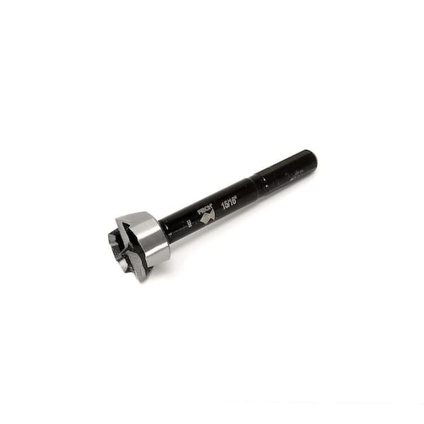 Black Shark Forstner Bit 15/16 in. Dia x 3/8 in. Shank x 3-1/2 in. Overall Length