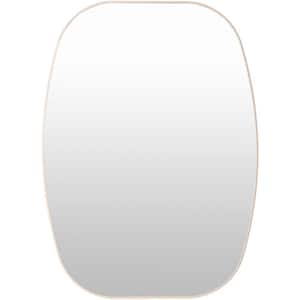 Aranya Modern Accent Mirror, Brown, 41 in. H x 30 in. W x 1 in. D