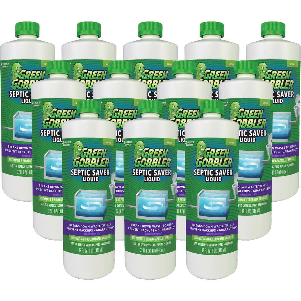  Natural Elements Septic Tank Treatment Pods, 1-Year Supply,  Pack of 12, Eco-Friendly Bacteria & Enzymes Formula