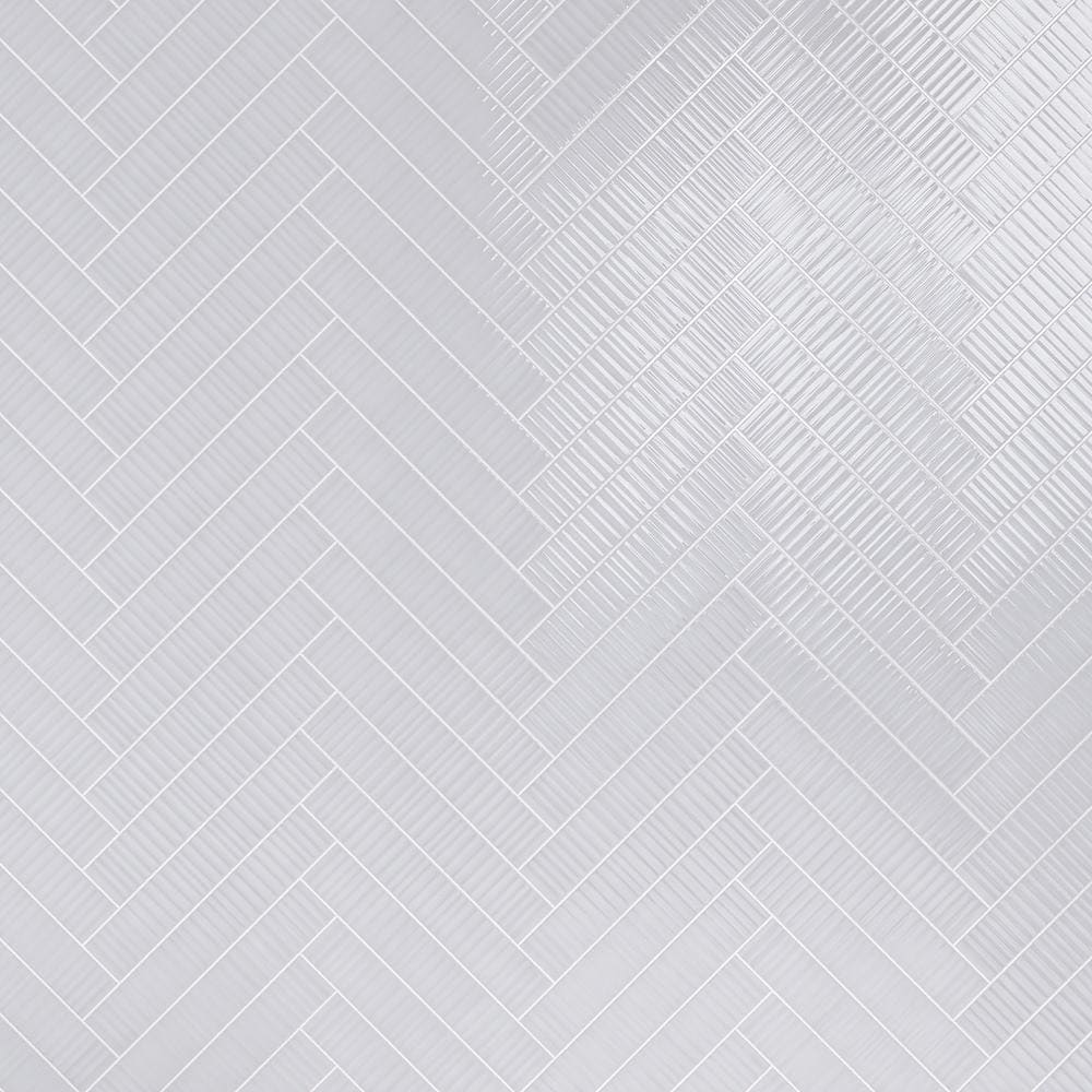 Nova White Glossy Ceramic Subway Wall Tile, 2x12