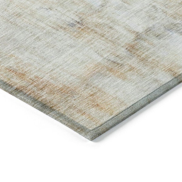 Chantille Machine Washable Indoor/Outdoor Abstract ACN1095 Copper 5 ft. x 7 ft. 6 in. Area Rug