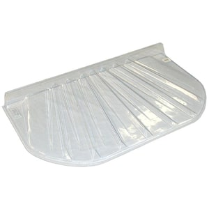 48 in. x 4 in. Polyethylene Elongated Low Profile Window Well Cover