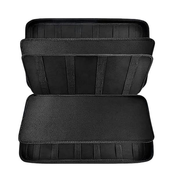 66-Knife Black EVA Knife Display Case, Butterfly Knives Storage Organizer, Pocket Knife Case, Knife Roll for Mini Knife