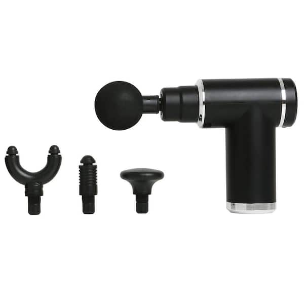 BLUZEN 8-Speed Mini Massager (Black/Silver)