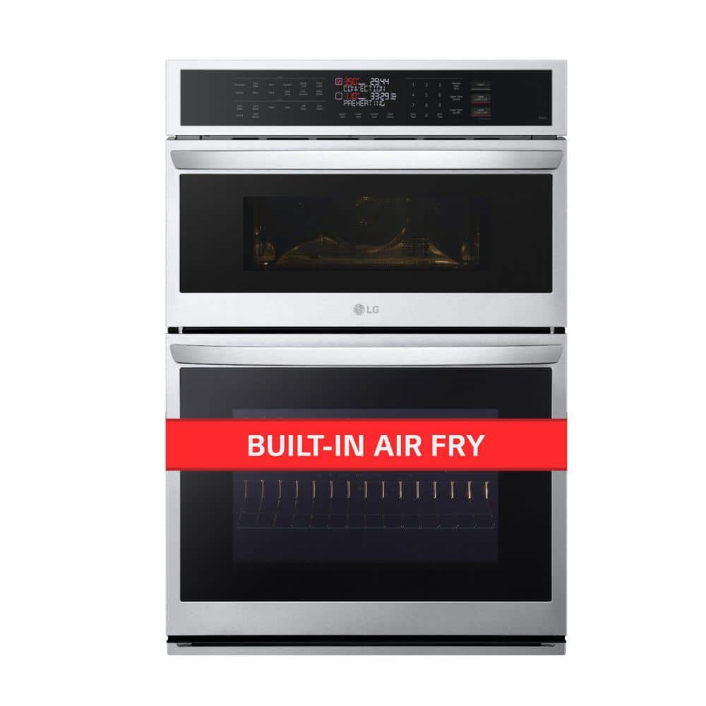 LG 6.4 cu. ft. Smart Combi Wall Oven with Fan Convection, Air Fry in PrintProof Stainless Steel