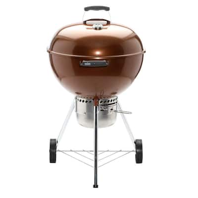22 in. Original Kettle Premium Charcoal Grill in Copper with Built-In Thermometer