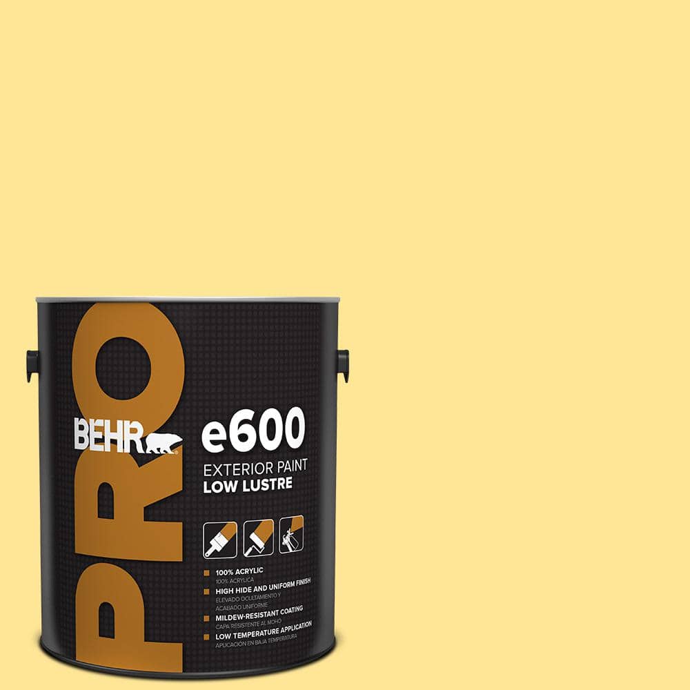 1 gal. #390B-4 Chilled Lemonade Low Luster Exterior Paint price history on PriceWatchPro