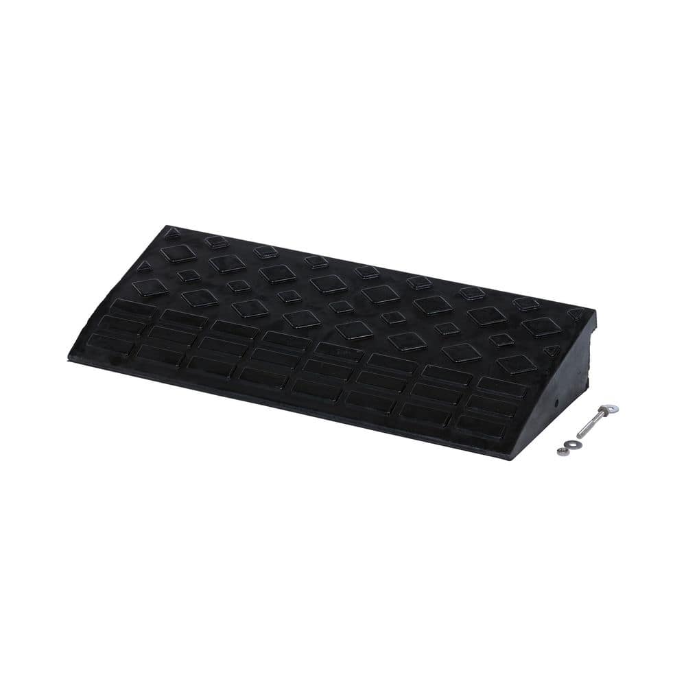Vestil 23.625 in. Wide Heavy Duty Rectangular Rubber Ramp