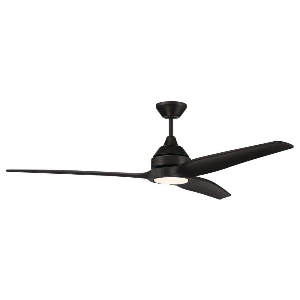 UPC 647881239343 product image for Limerick 60 in. Indoor/Outdoor Flat Black Ceiling Fan with Integrated LED Light  | upcitemdb.com
