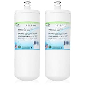 SGF-K202 Replacement Commercial Water Filter Cartridge for K202, (2-Pack)