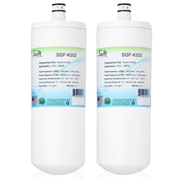 SGF-K202 Replacement Commercial Water Filter Cartridge for K202, (2-Pack)