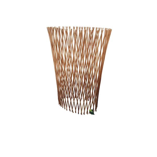 MGP 36 in. H Carbonized Willow Cone Trellis