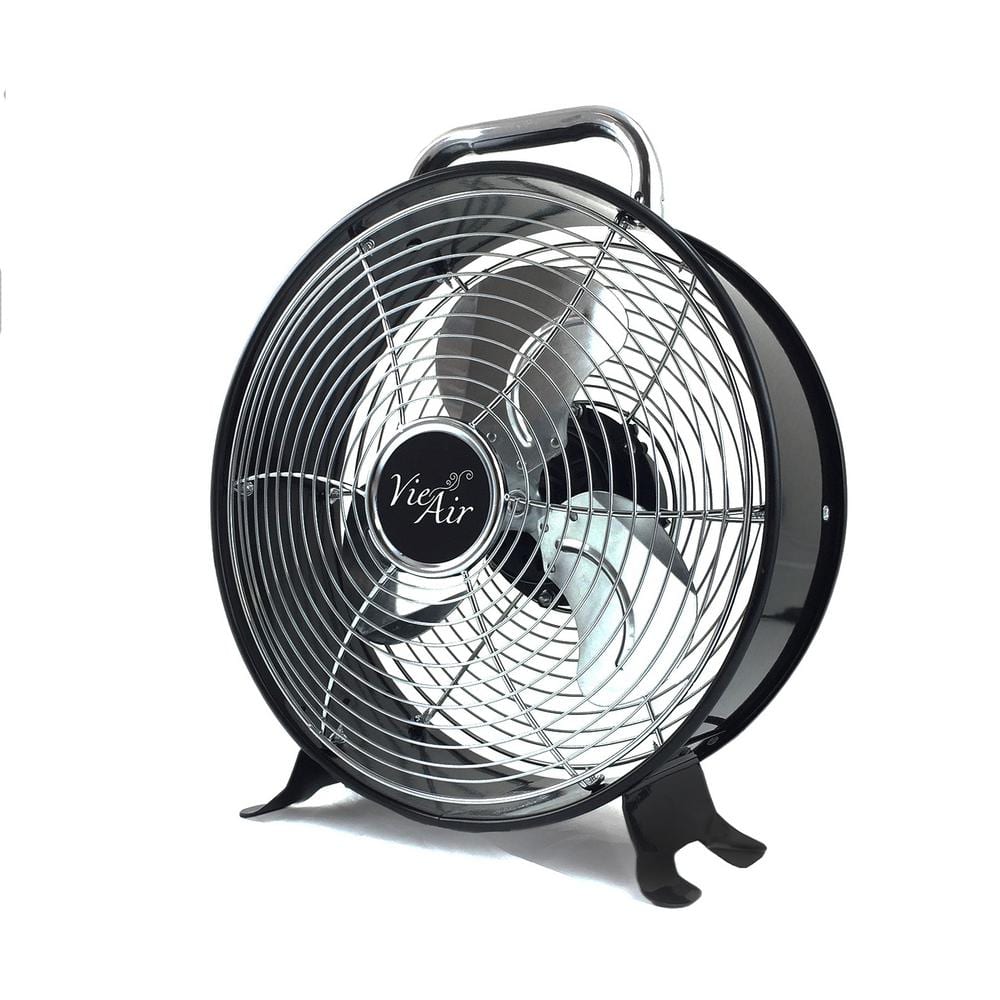 12 in. 2-Speed High Velocity Retro Metal Drum Fan