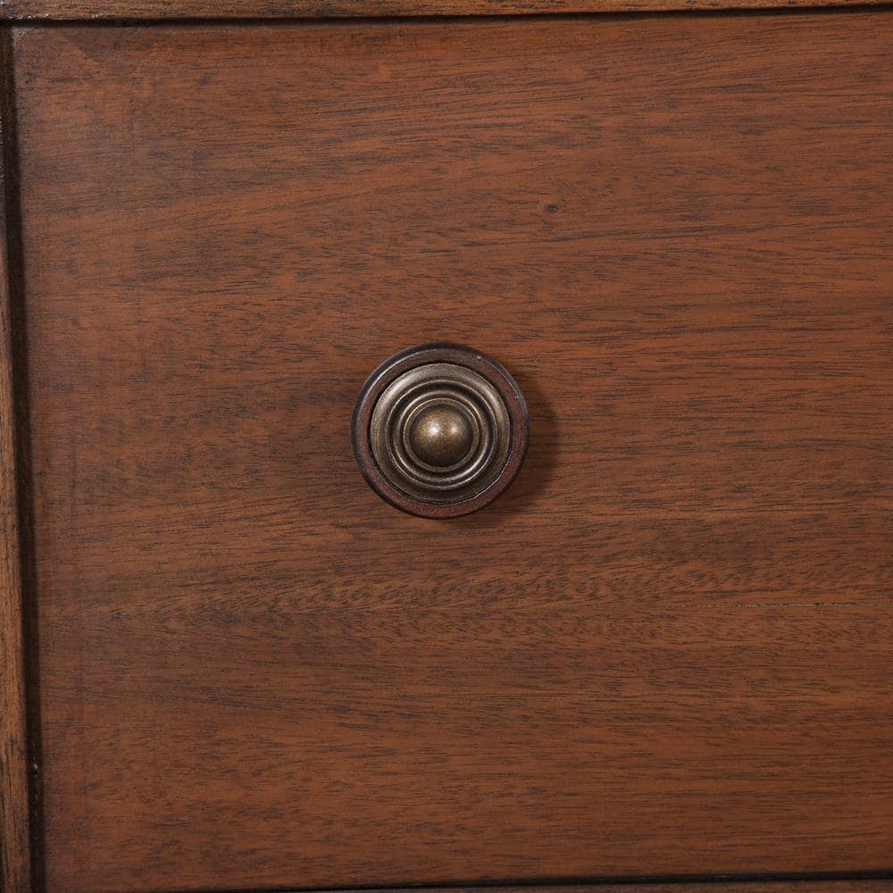 Sedona Transitional Brown 3-Drawer Hardwood Nightstand