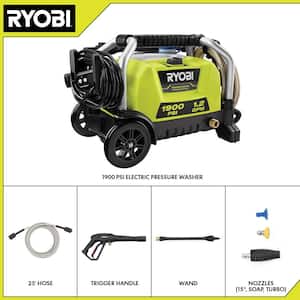 1900 PSI 1.2 GPM Cold Water Wheeled Electric Pressure Washer with 12 in. Surface Cleaner