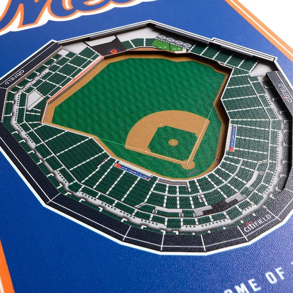 8 x 32 MLB New York Mets 3D Stadium Banner