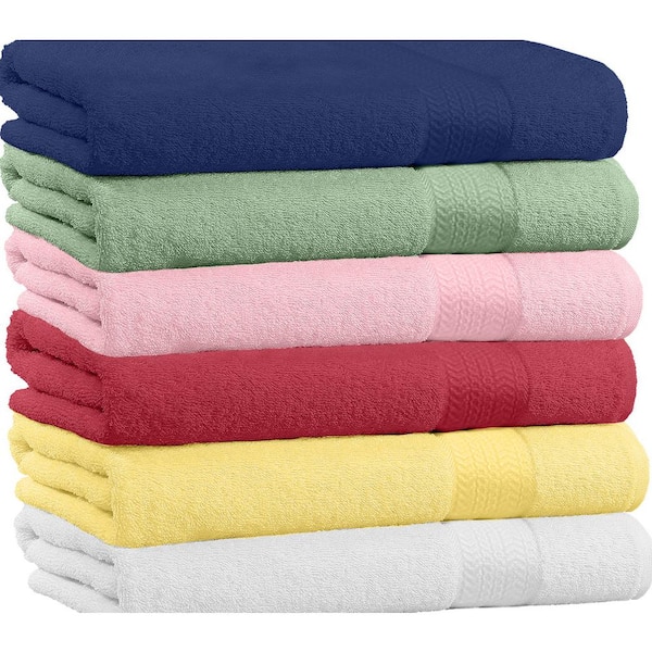 Indulge in Luxury Set Of 4 Heavyweight 100% Combed Cotton Bath Towels