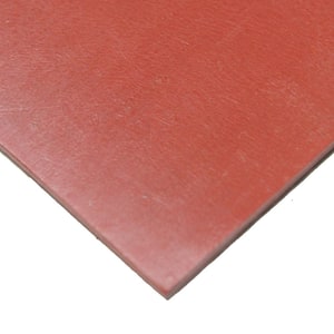Red Super Abrasion Resistant Rubber Sheeting 38° Shore A