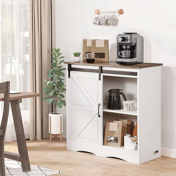 VEVOR Coffee Bar Cabinet, x x Farmhouse Coffee