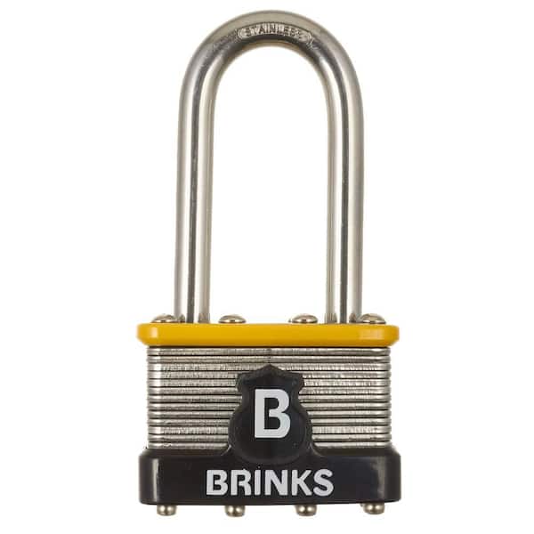 Commercial 44 mm Stainless Steel Laminated Padlock with 2 in. Stainless Steel Shackle