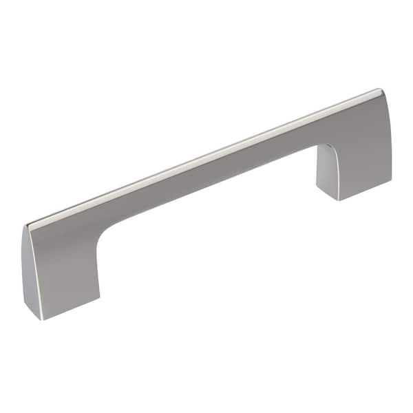 Amerock Riva 3-3/4 in. (96 mm) Center-to-Center Polished Chrome Drawer Pull