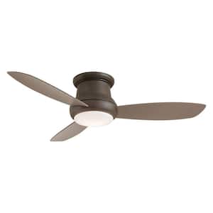 Concept II 52 in. Integrated LED Indoor Oil Rubbed Bronze Ceiling Fan with Light with Remote Control