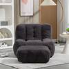 Magic Home 38.5 in. Fluffy Bean Bag Chair Comfy Super Soft Lazy