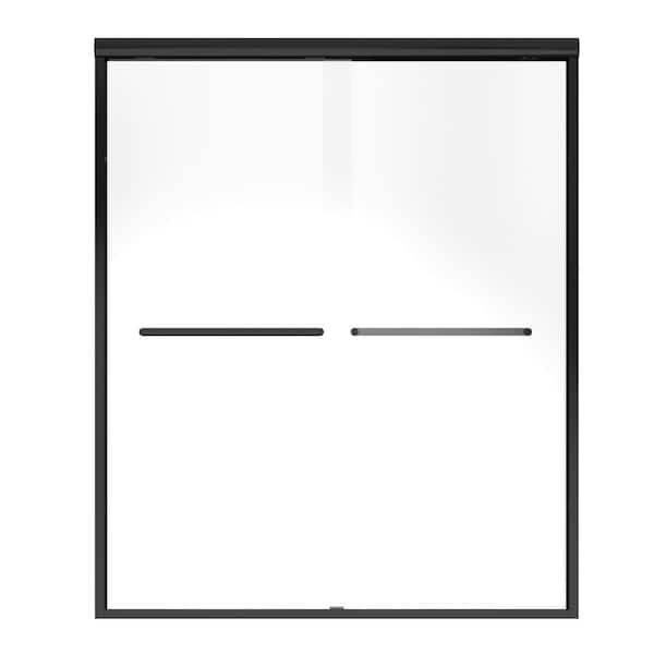 TOOLKISS 56 in. - 60 in. W x 72 in. H Sliding Framed Shower Door