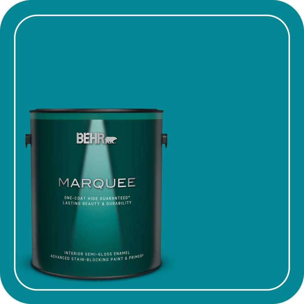 1 gal. Home Decorators Collection #HDC-SM16-06 Blue Slushie Semi-Gloss Enamel Interior Paint & Primer price history on PriceWatchPro