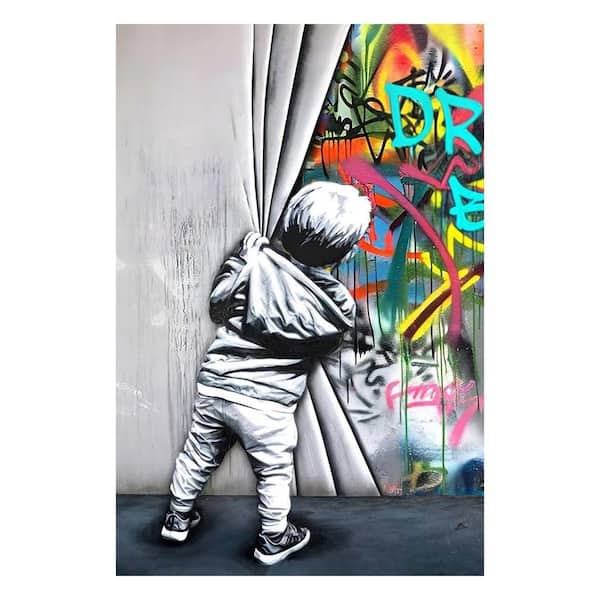 Classy Art 1 Piece Unframed Graphic Print Abstract Art Print 48 in
