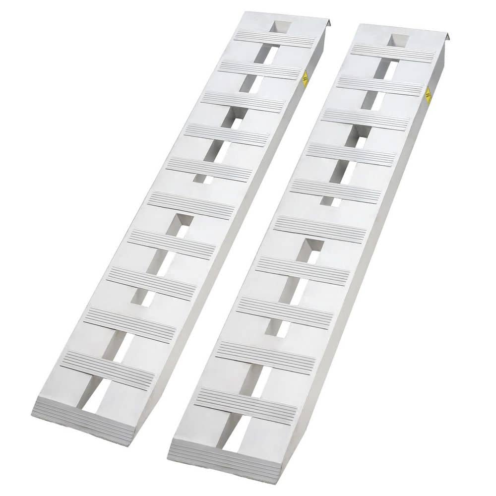 84 x 15 in. Aluminum Trailer Ramps 6000 lbs. Aluminum Ramps w/ Hook Ends Loading Ramps for ATV Truck Motorcycle, 2-Piece price history on PriceWatchPro